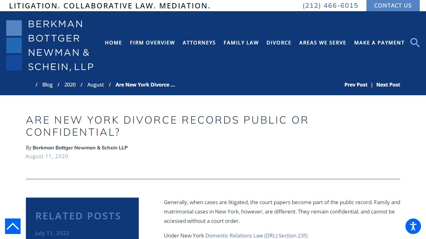 Are New York Divorce Records Public or Confidential?